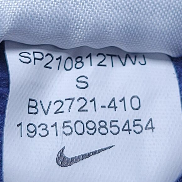 Nike Men's Size S Explosive Club Fleece Sweat Shorts Navy Blue Pre-Owned - Picture 10 of 10